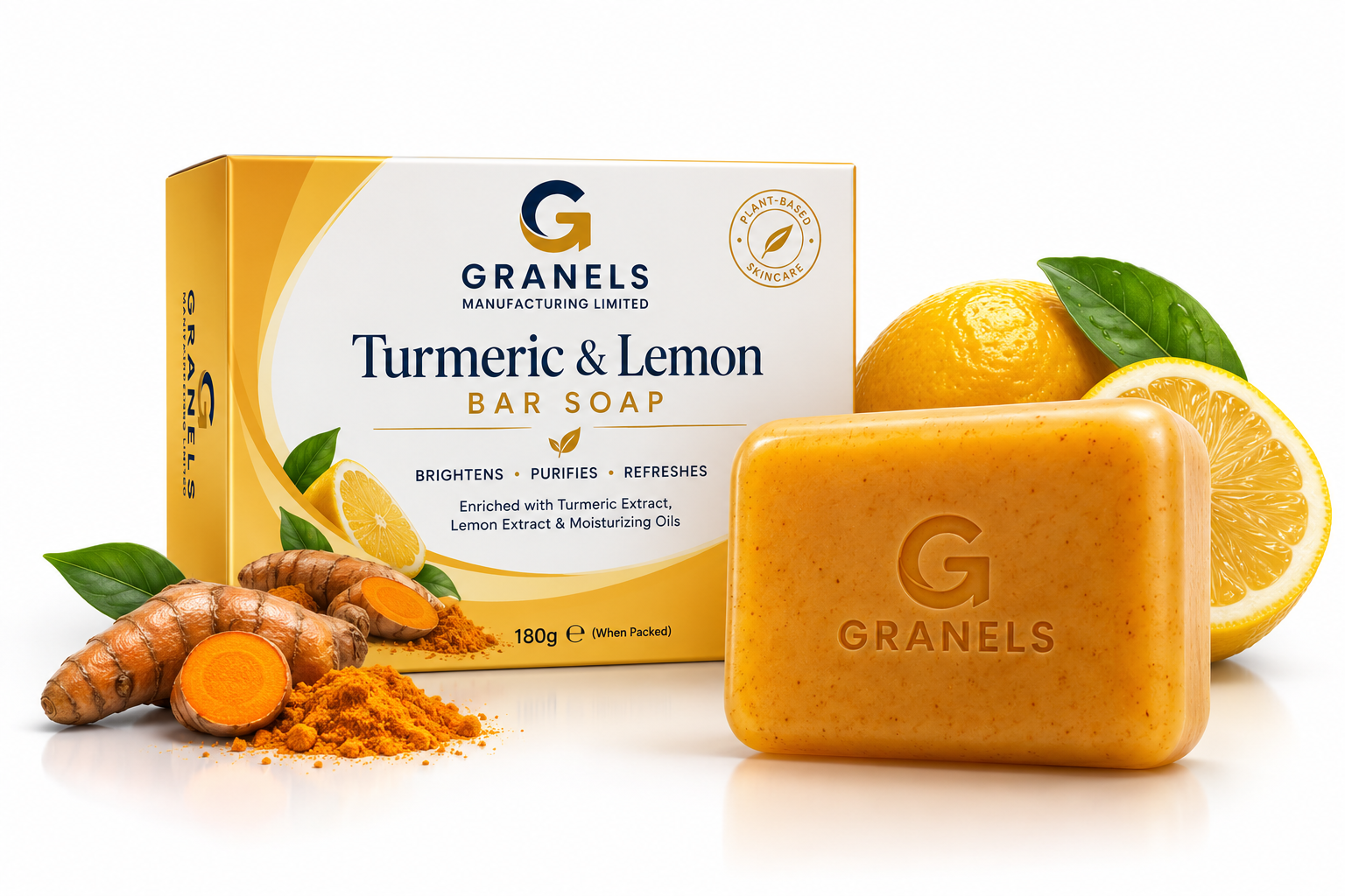 Turmeric & Lemon Bar Soap