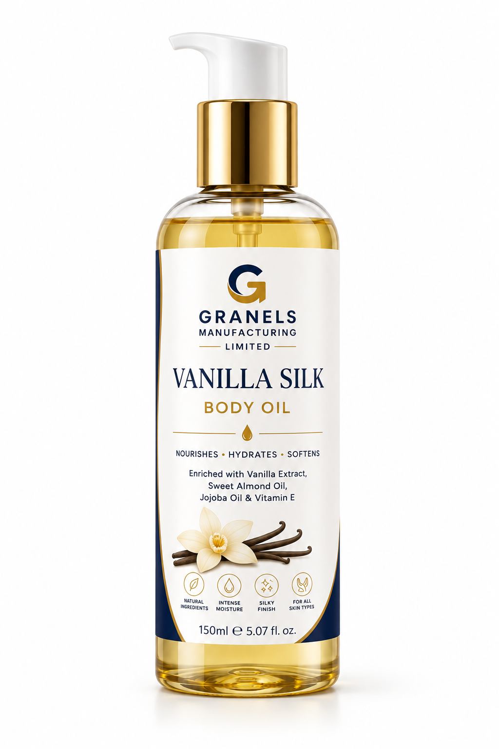 Vanilla Silk Body Oil